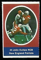 1972 Sunoco Stamps      381     John Outlaw